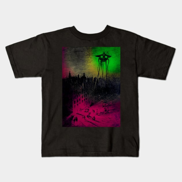 War of the Worlds, Part Two Kids T-Shirt by pompeiigod